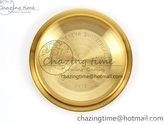 1225 WrinkleFree DayDate 40 228238 ARF 904L Steel YG Crystal Diamonds Bezel on President Bracelet VR 1550